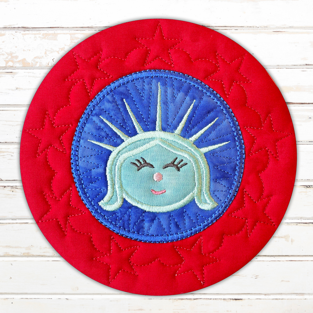 Fabulous 4th Multi Mats In the hoop Embroidery Design