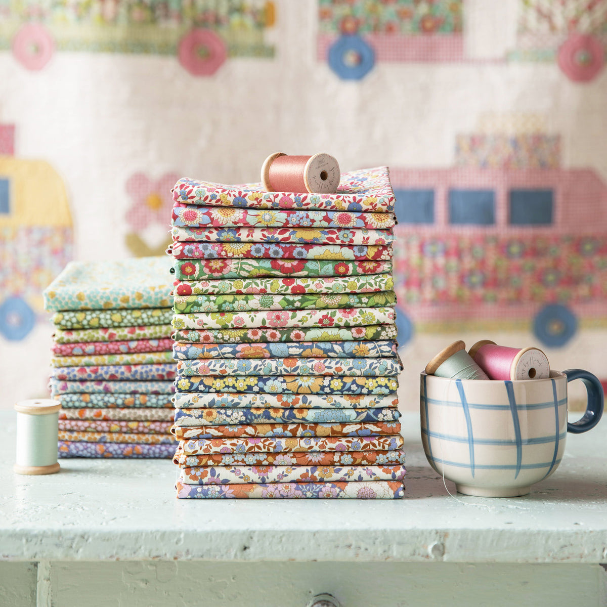 Tilda Wallflower Fat Eight Fabric Bundle