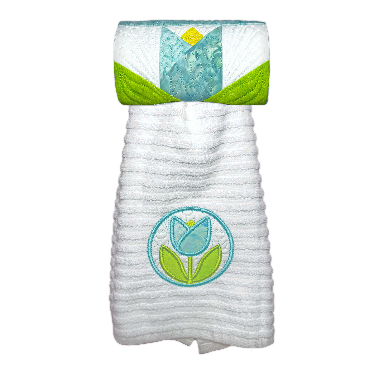 Tulip Towel Toppers In-the-Hoop Machine Embroidery Design Set