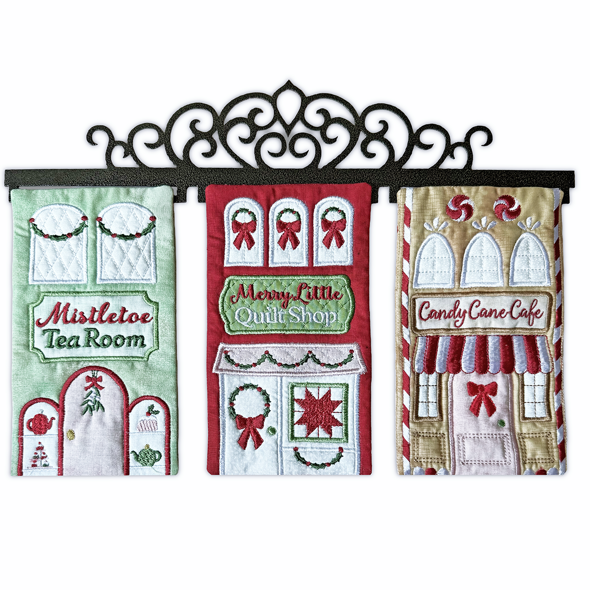 Triple Wall Hanger for In the hoop Machine Embroidery Panels