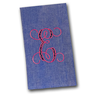 Vine Monogram Appliques