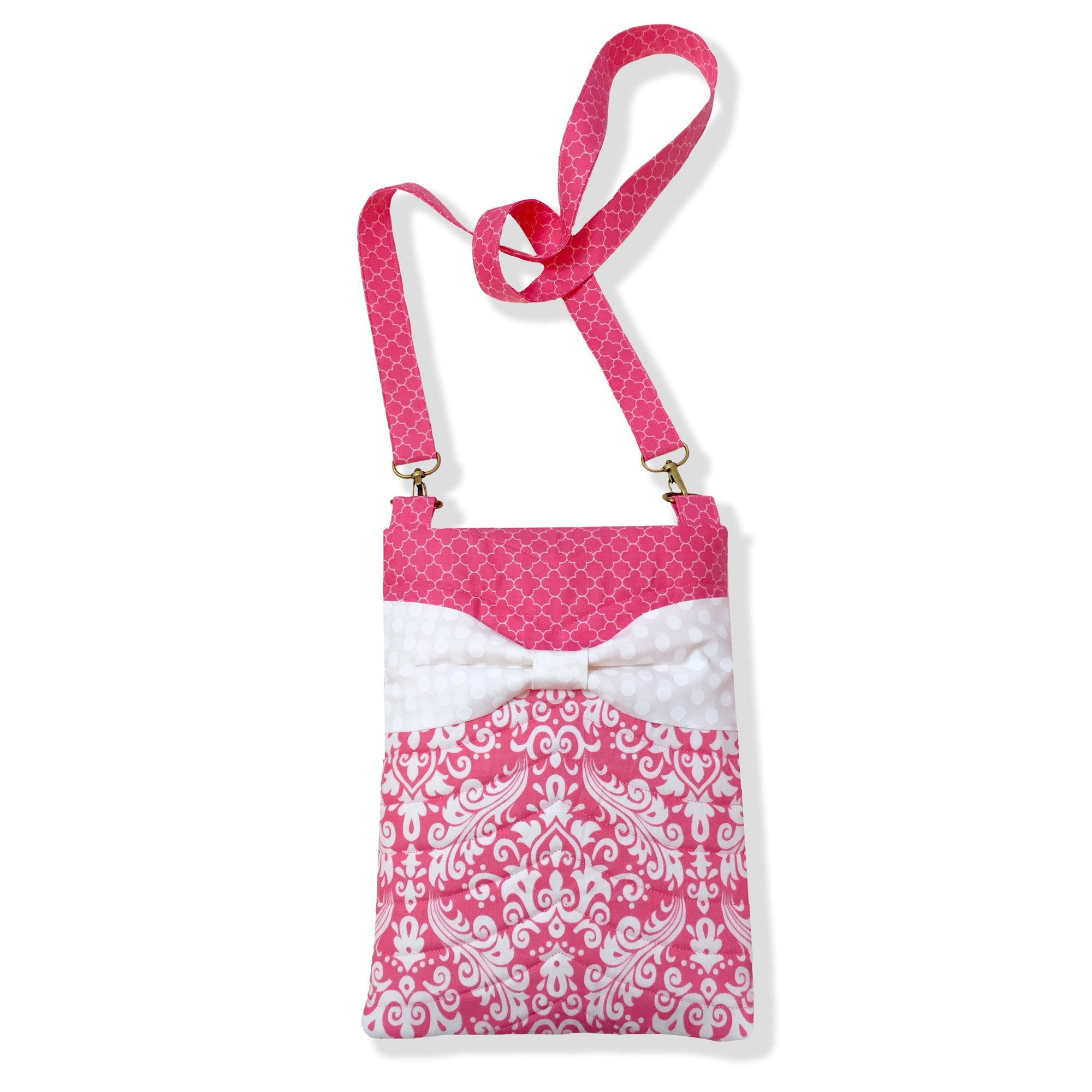 Bella Bow Crossbody Bags In the Hoop Machine Embroidery Design