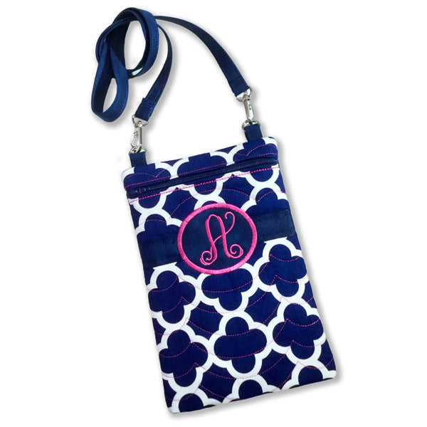 Charlene Crossbody Bags in the hoop machine embroidery design 