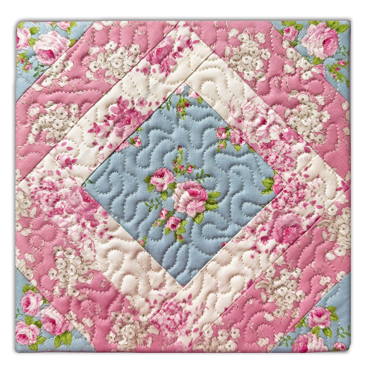 Quilt Block Trivets In the Hoop Machine Embroidery Designs