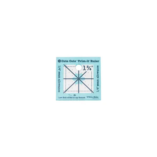 Cute Cuts Quilt 1.75" Square Ruler by Lori Holt