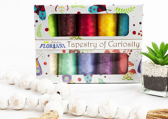 Floriani Tapestry of Curiosity Machine Embroidery Thread Assortment