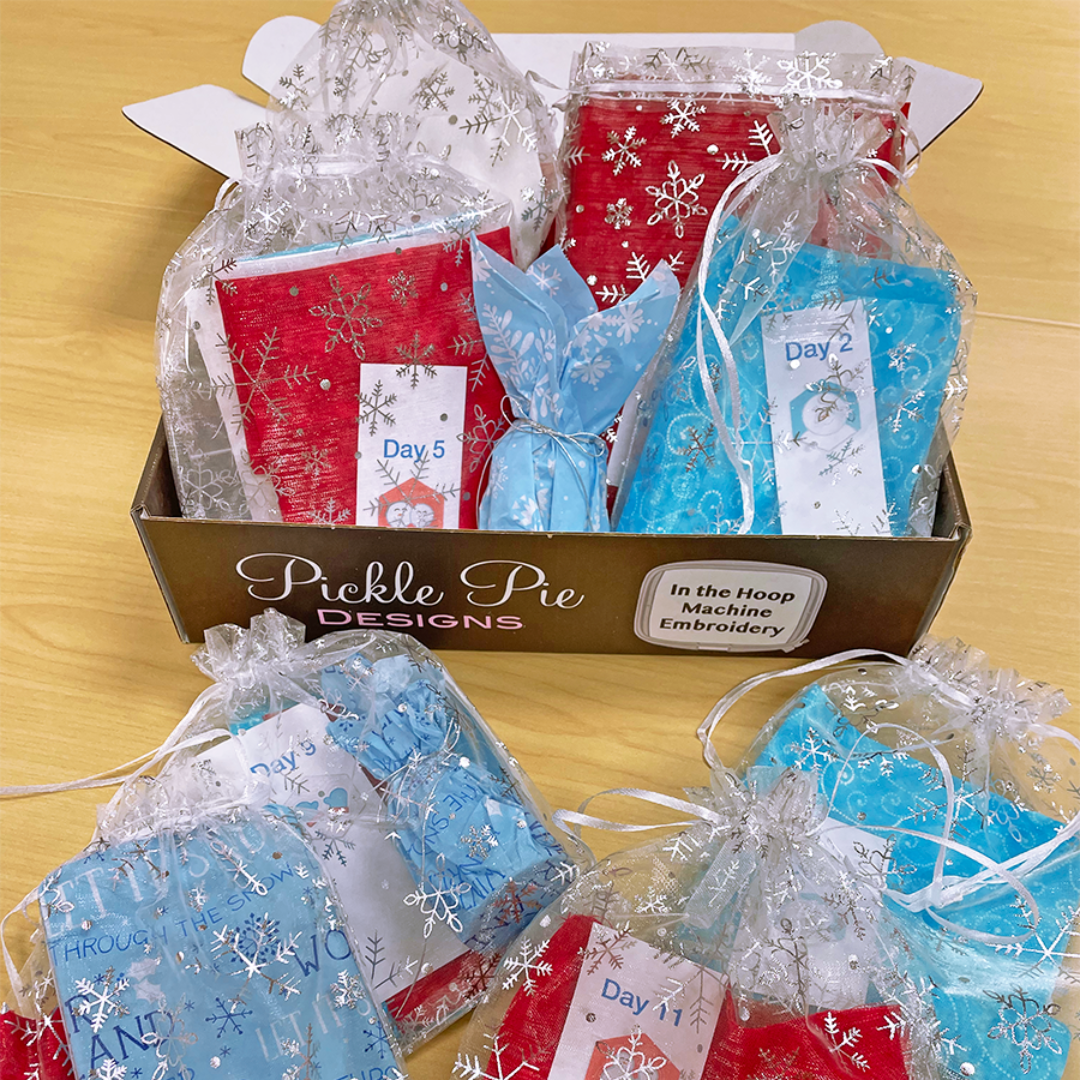 2025 Mystery Quilt Advent Calendar Machine Embroidery Project Bundle 2