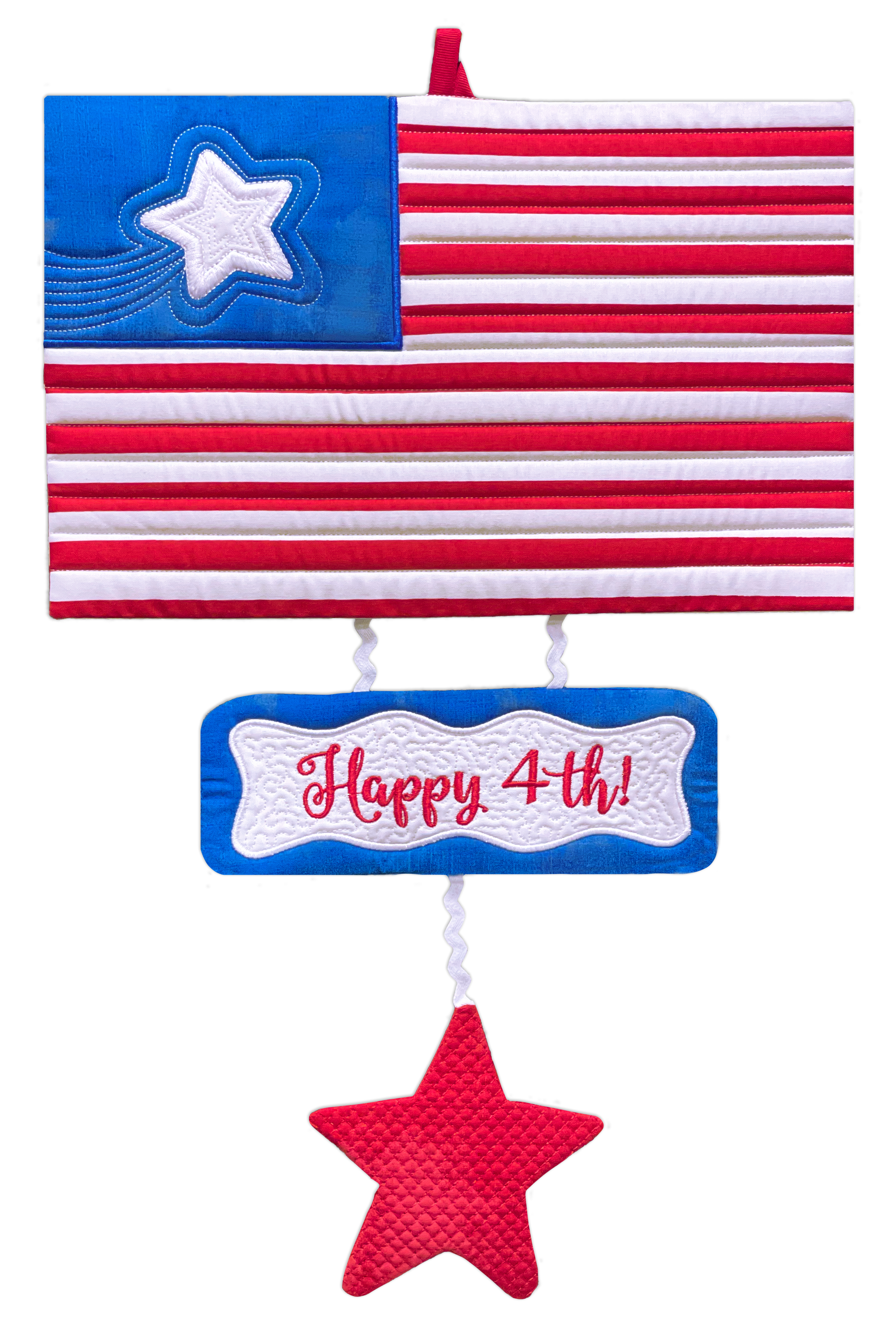 Fabulous 4th Whimsical Wall Hanging