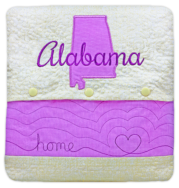 State of Mine Pillows In the Hoop Machine Embroidery Designs