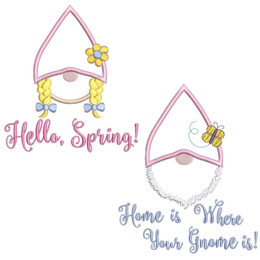 Home is Where Your Gnome Is VIP Applique Set 4/21