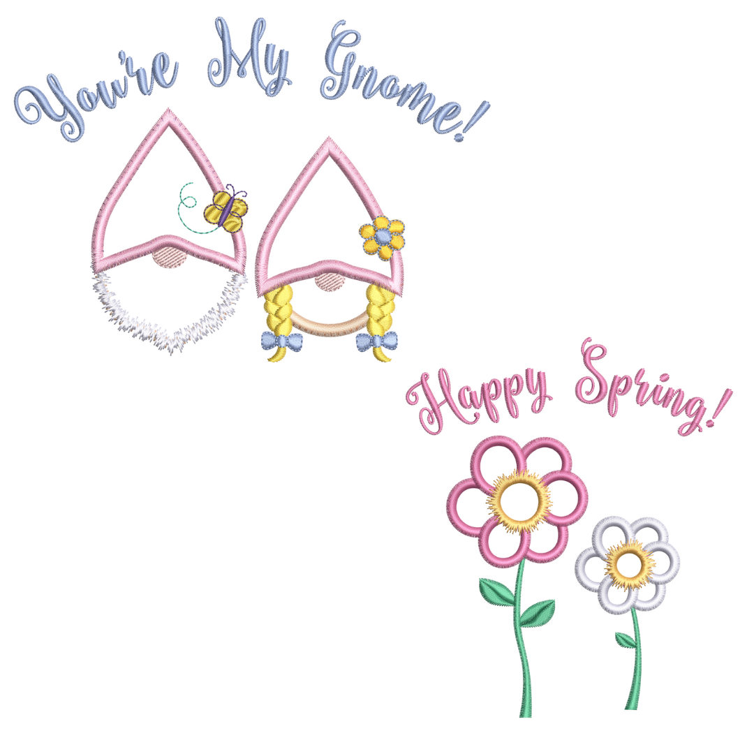 You&#39;re My Gnome VIP Applique Set 4/22
