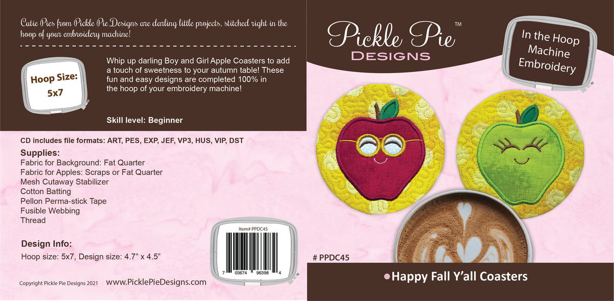 Dealer Only - Happy Fall Y&#39;all Coaster Design
