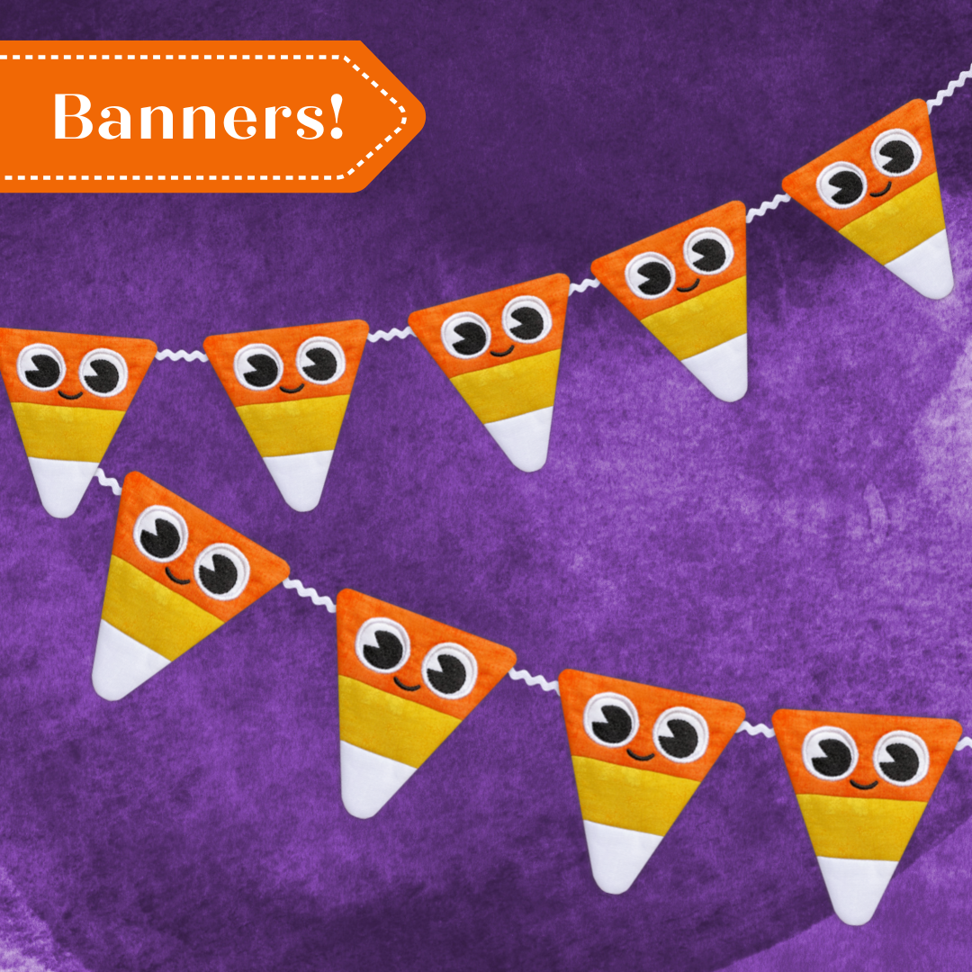 Candy Corn Banners
