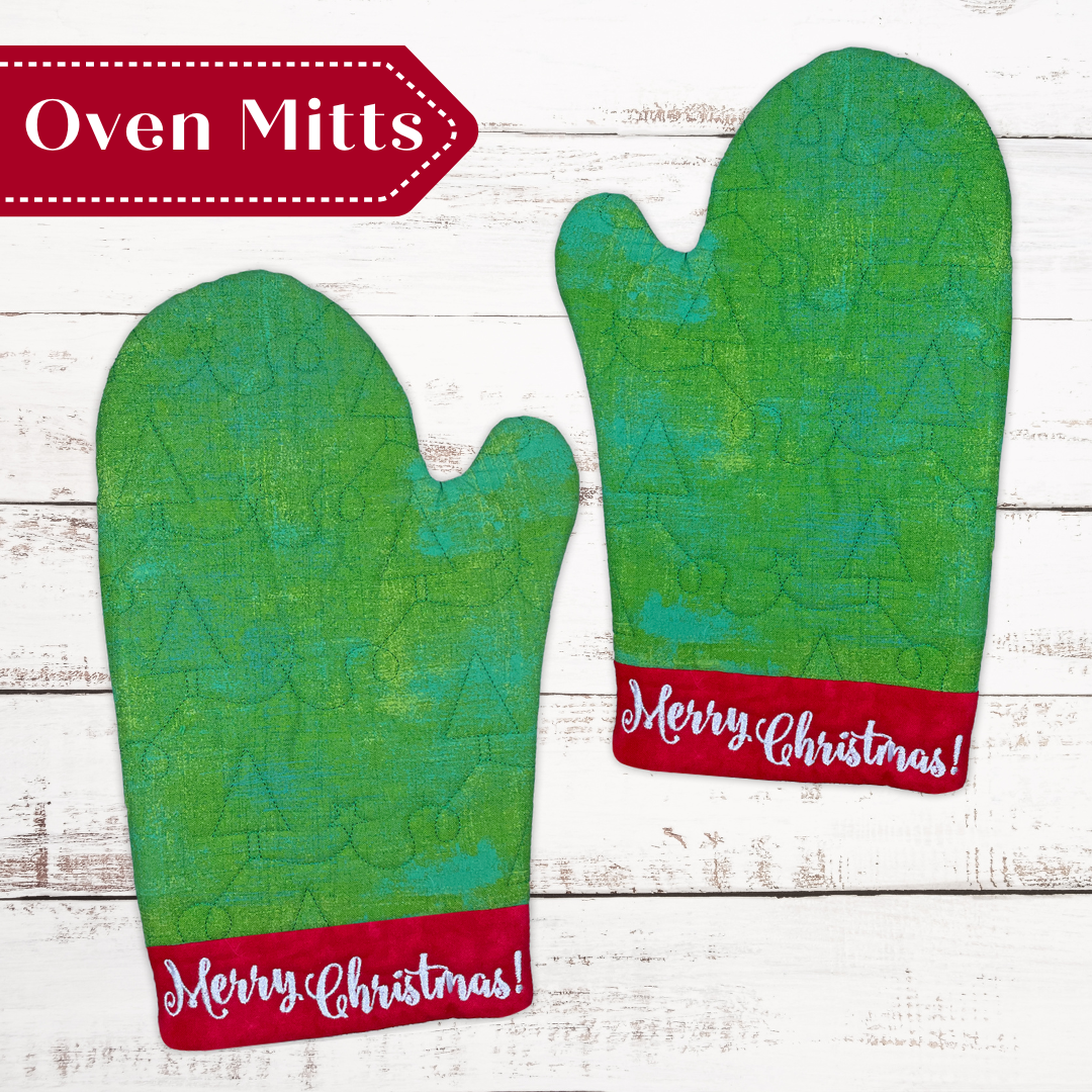 Christmas Oven Mitts
