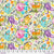 Free Spirit Curious Kitty/Multi: 1 Yard Cut
