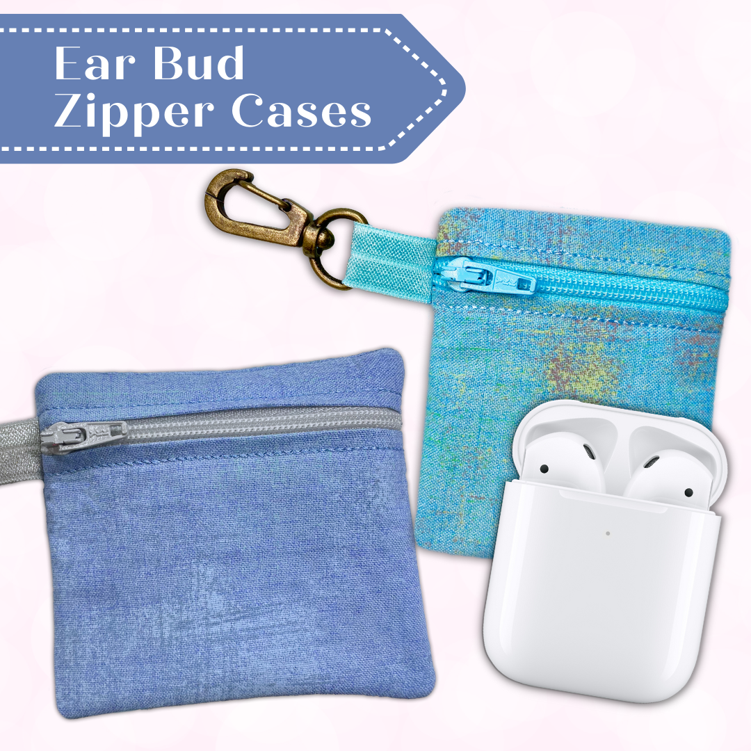 Ear Bud Zipper Cases