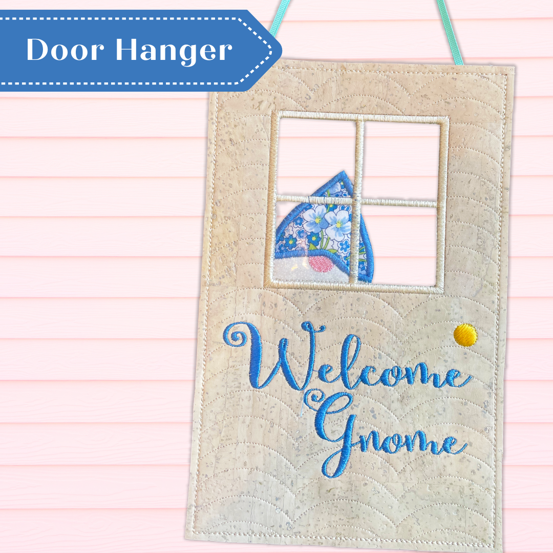 Gnome Adorable Doors In-the-hoop Machine Embroidery Design