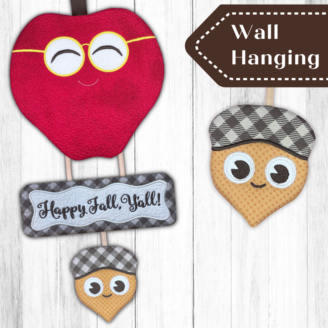 Happy Fall Whimsical Wall Hanging