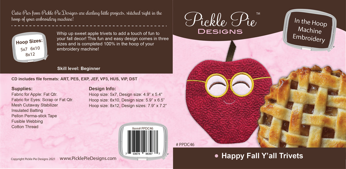 Dealer Only - Happy Fall Trivets Design