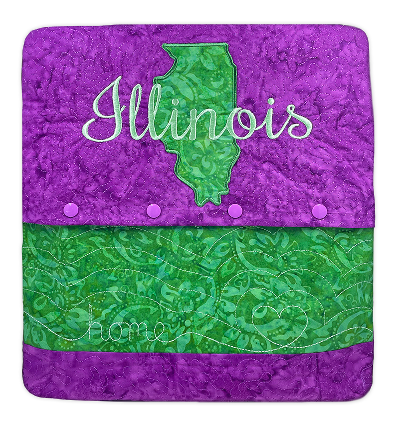 State of Mine Pillows In the Hoop Machine Embroidery Designs