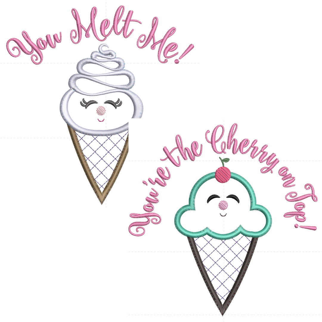You Melt Me VIP Applique Set 7/21