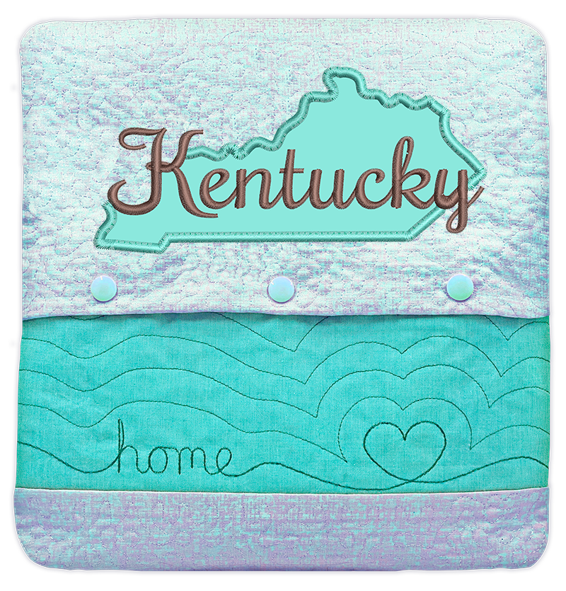 State of Mine Pillows In the Hoop Machine Embroidery Designs