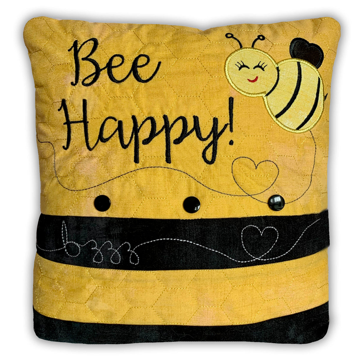 Bee Happy Pillows Design