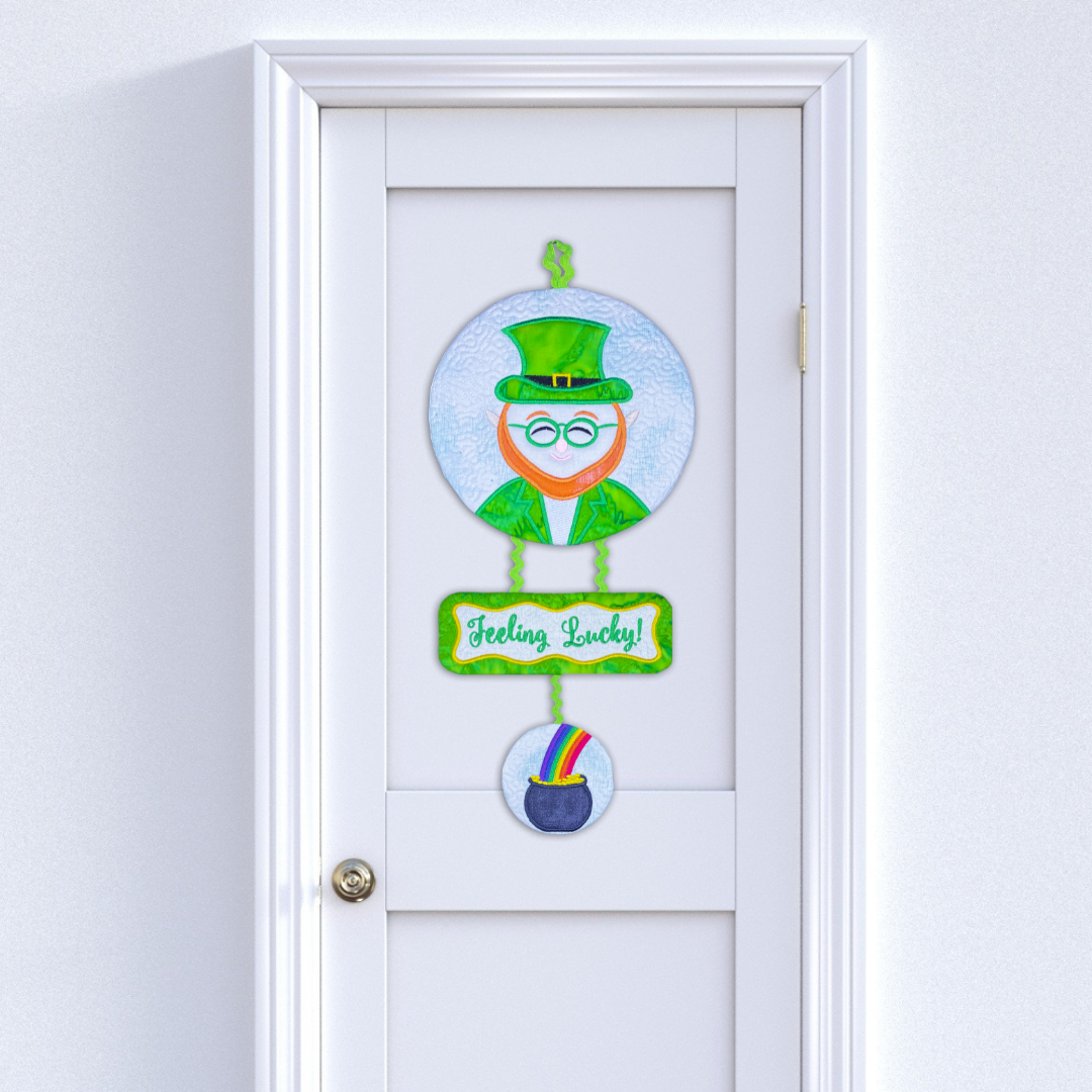Leprechaun Whimsical Wall Hanging