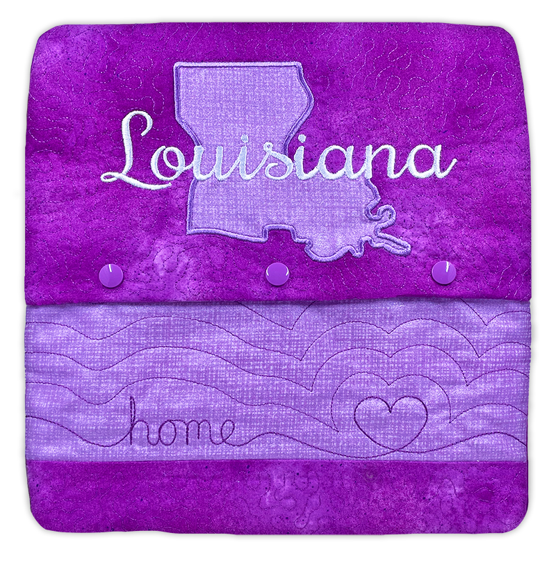 State of Mine Pillows In the Hoop Machine Embroidery Designs