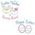 Easter Wishes VIP Applique Set 3/22