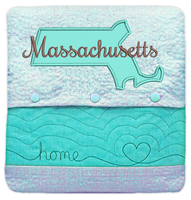 State of Mine Pillows In the Hoop Machine Embroidery Designs