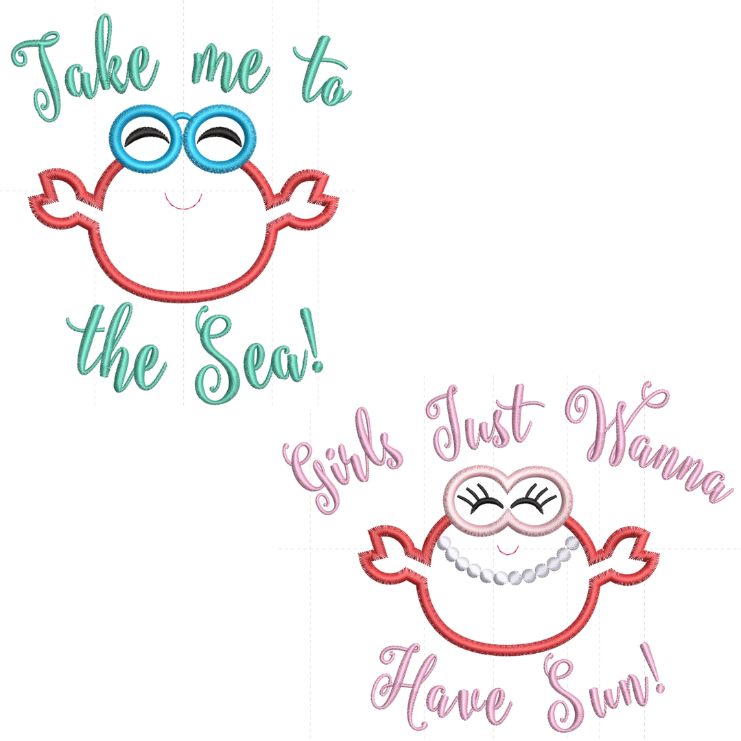 Take Me to the Sea VIP Applique Set 5/21