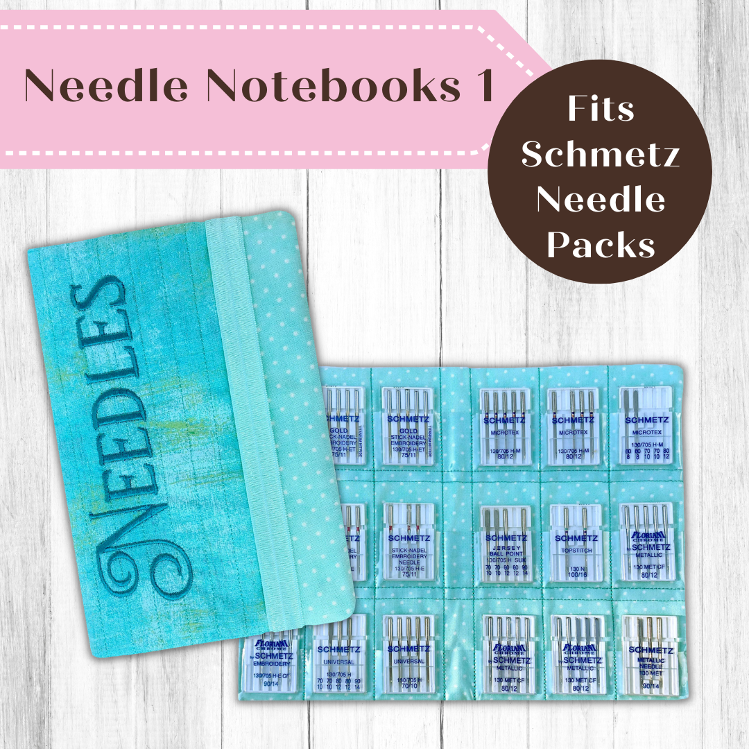Needle Notebooks In-the-Hoop Embroidery Designs