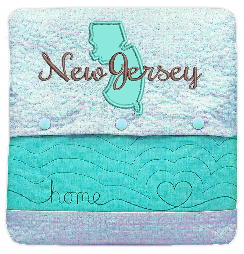 State of Mine Pillows In the Hoop Machine Embroidery Designs