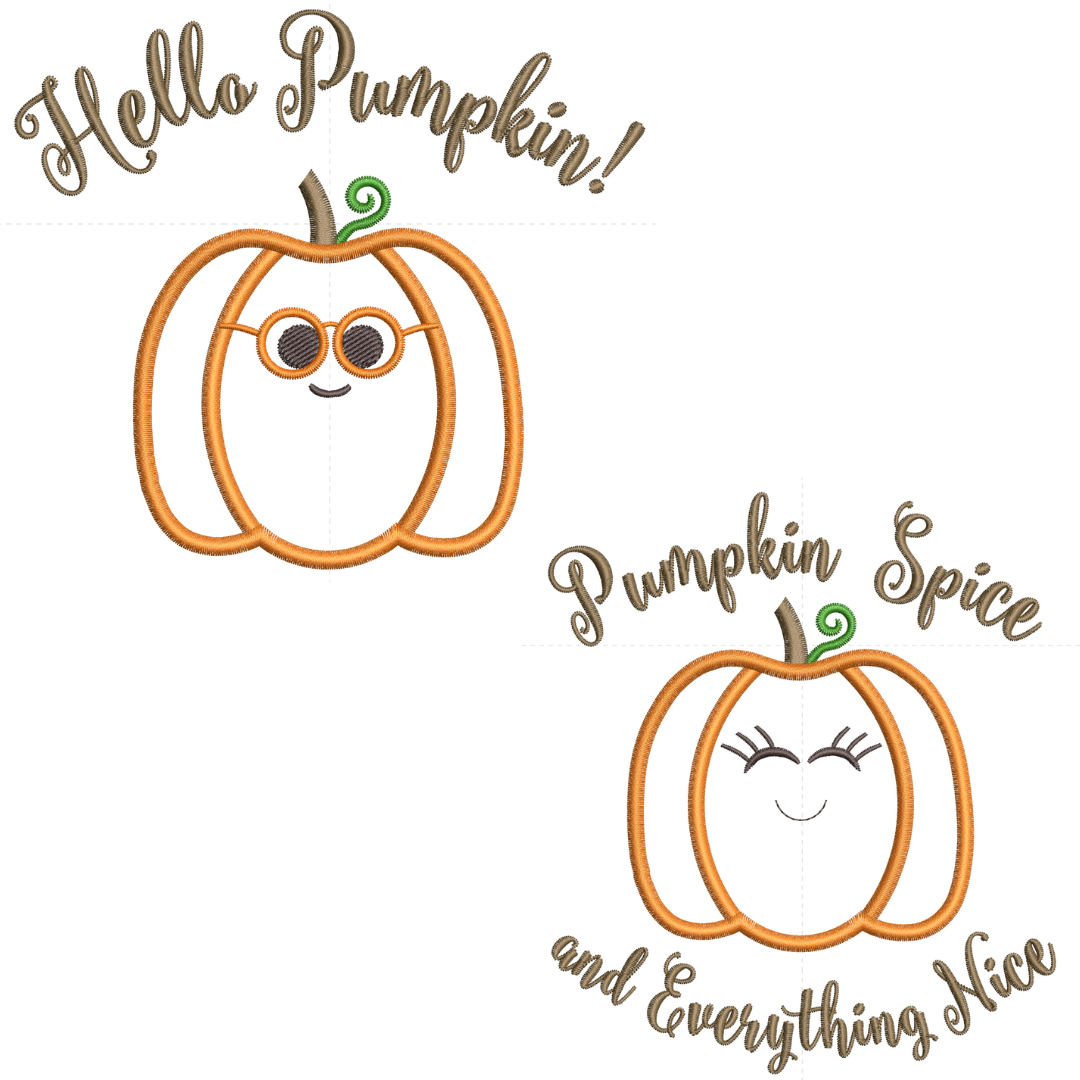 Hello Pumpkin VIP Applique Set 10/21