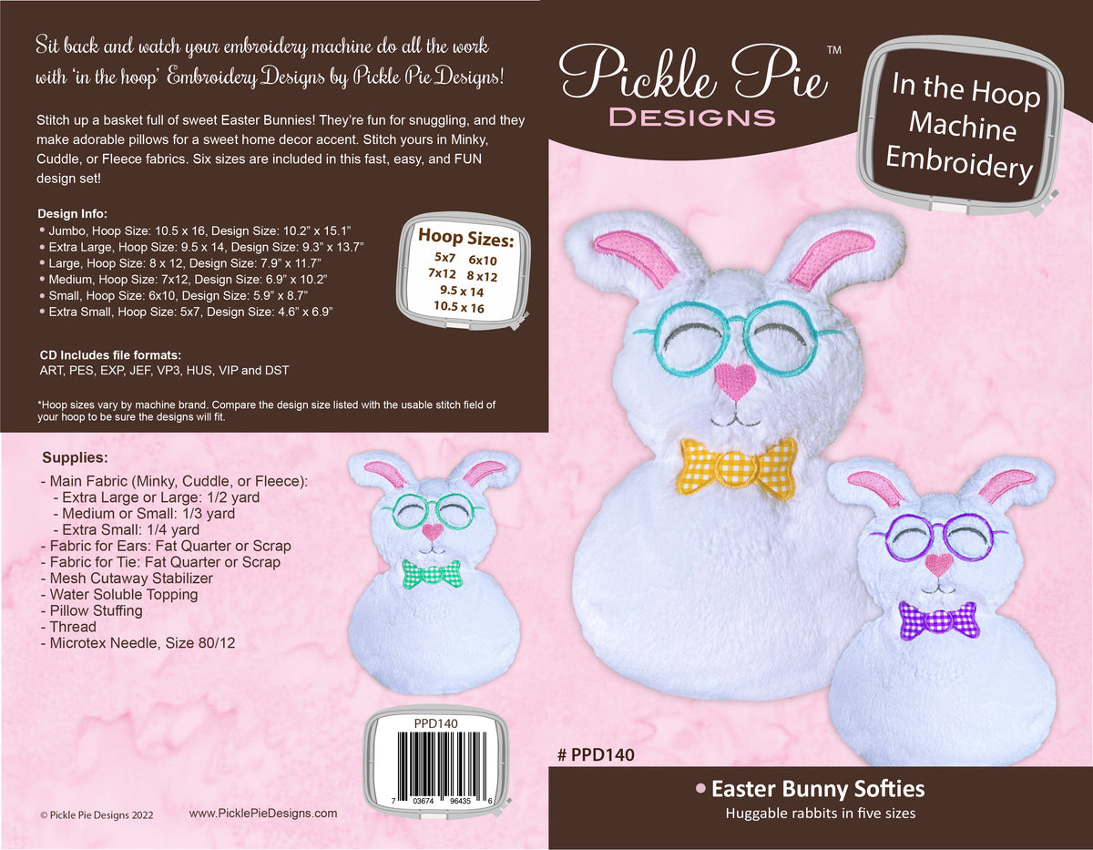 Dealer Only - Easter Bunny Softies Design