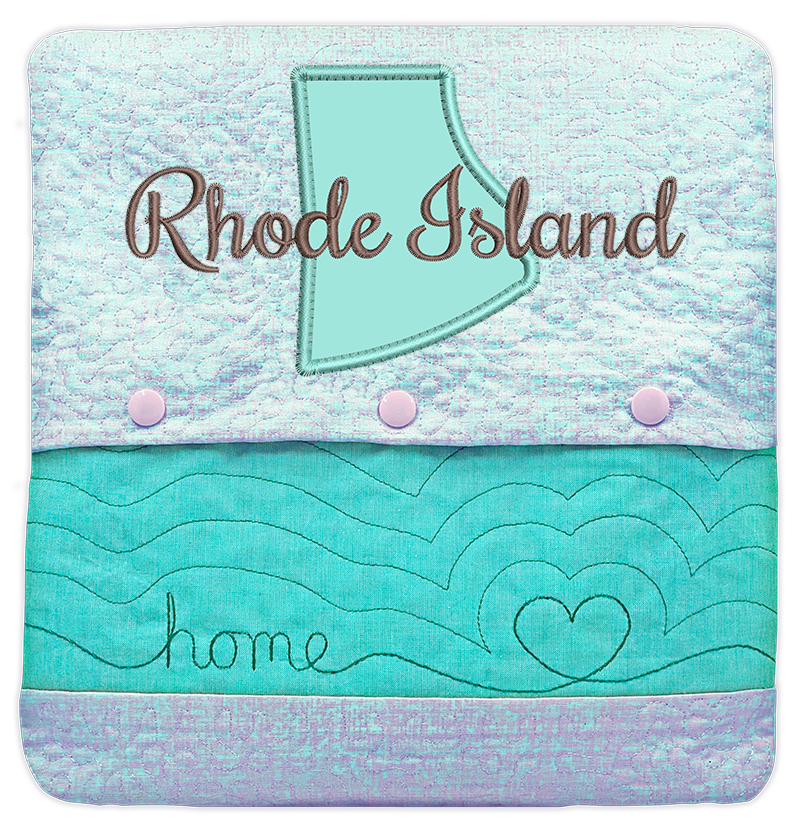 State of Mine Pillows In the Hoop Machine Embroidery Designs