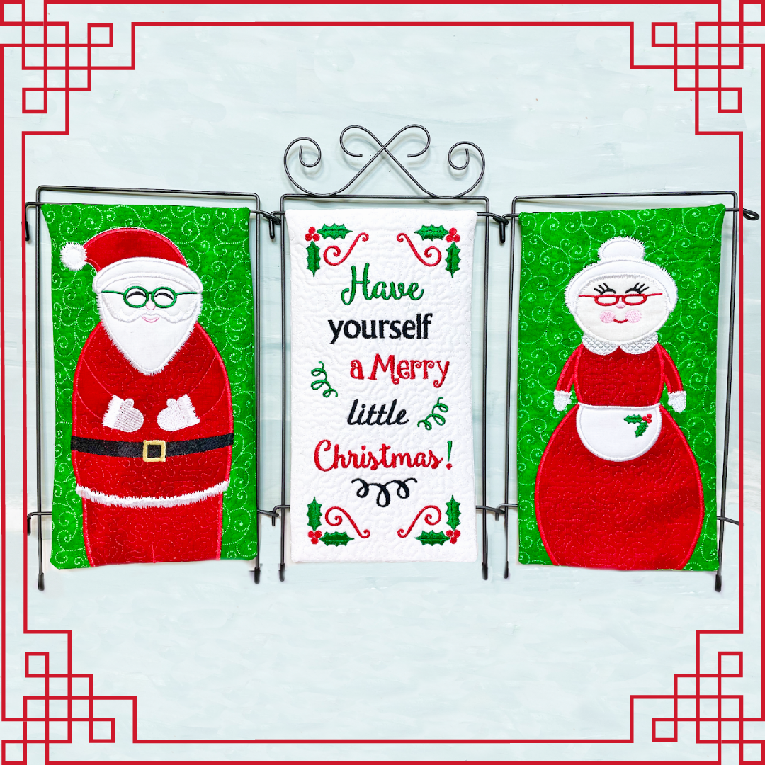 Santa Triple Treat Panels Design Set