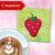 Strawberry Coasters In the Hoop Machine Embroidery Design