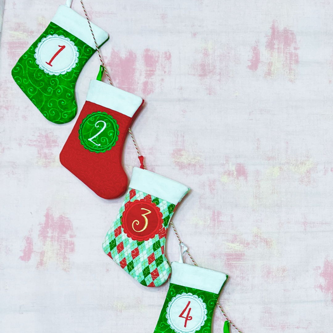 Sweet Little Stockings Advent Calendar Design Set