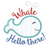 Whale, Hello There! Applique Set