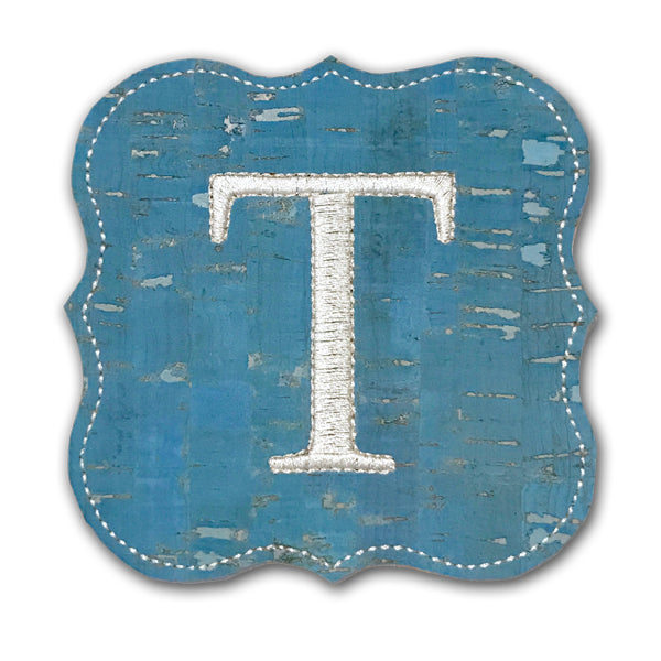 Monogrammed Cork Coasters