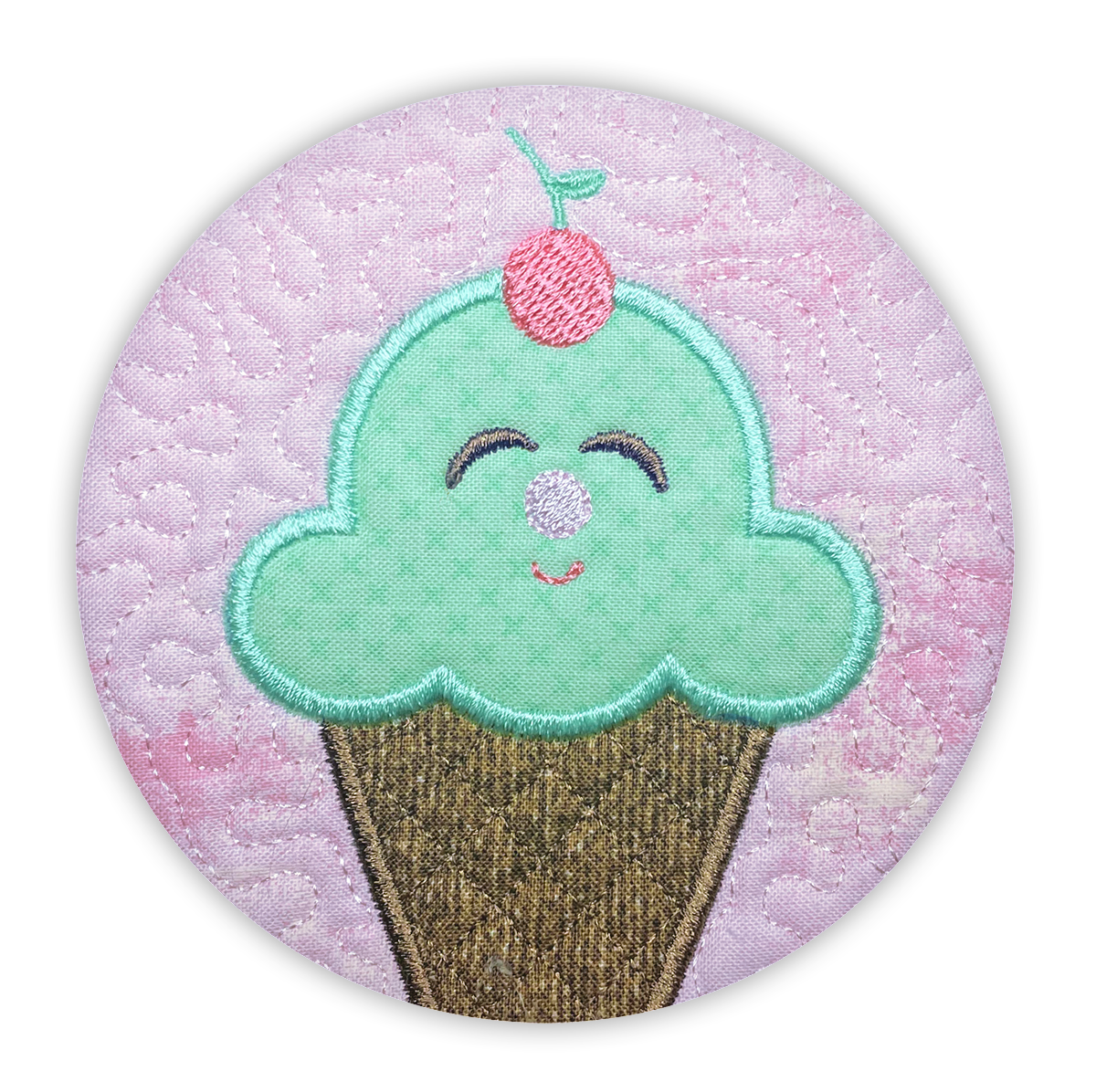 You Melt Me Coasters In the Hoop Embroidery Design Set