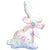 Boutique Bunnies In the Hoop Machine Embroidery Design Softie