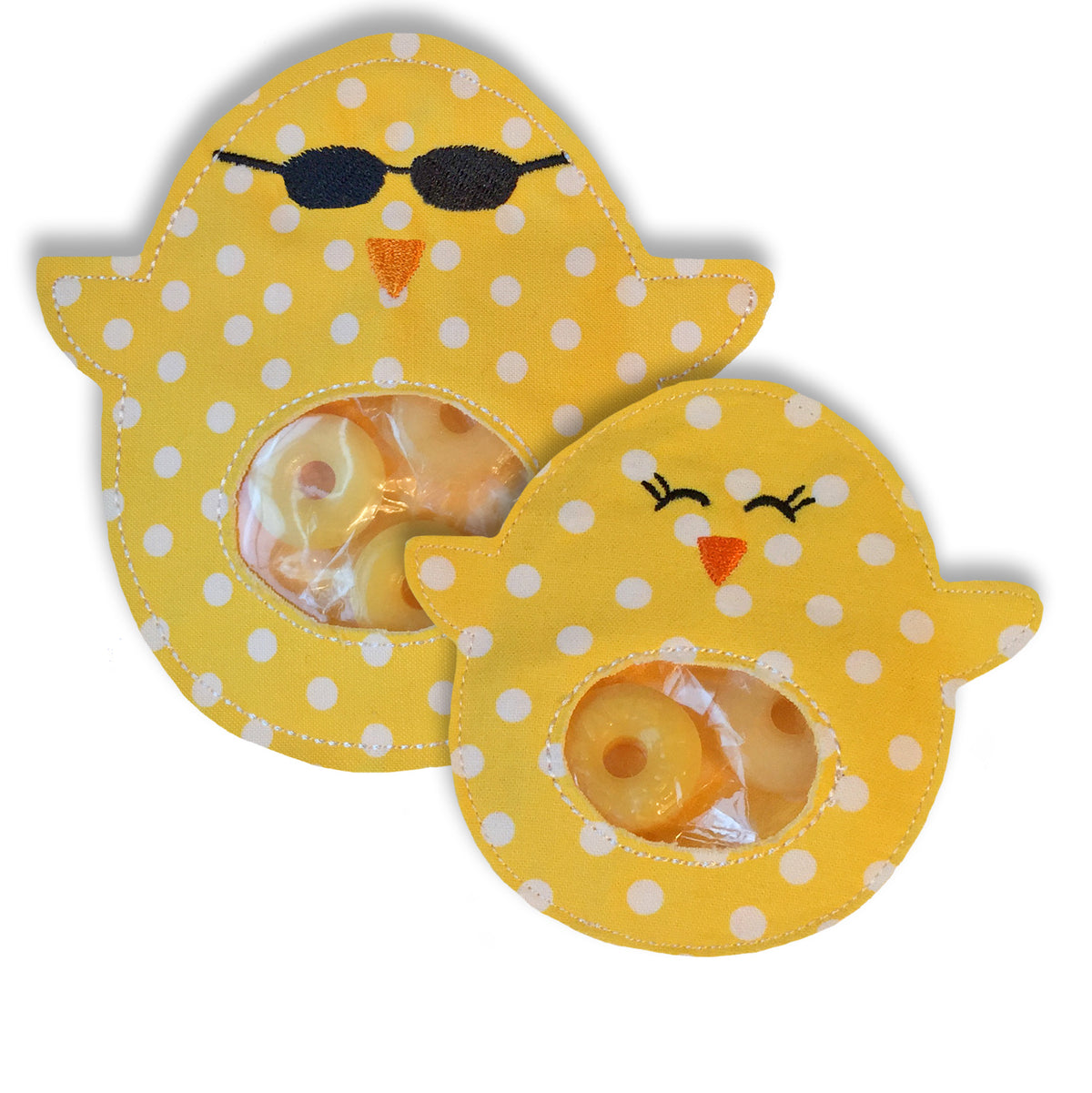 Chick and Chick Magnet Candy Cuties In the Hoop Machine Embroidery Design