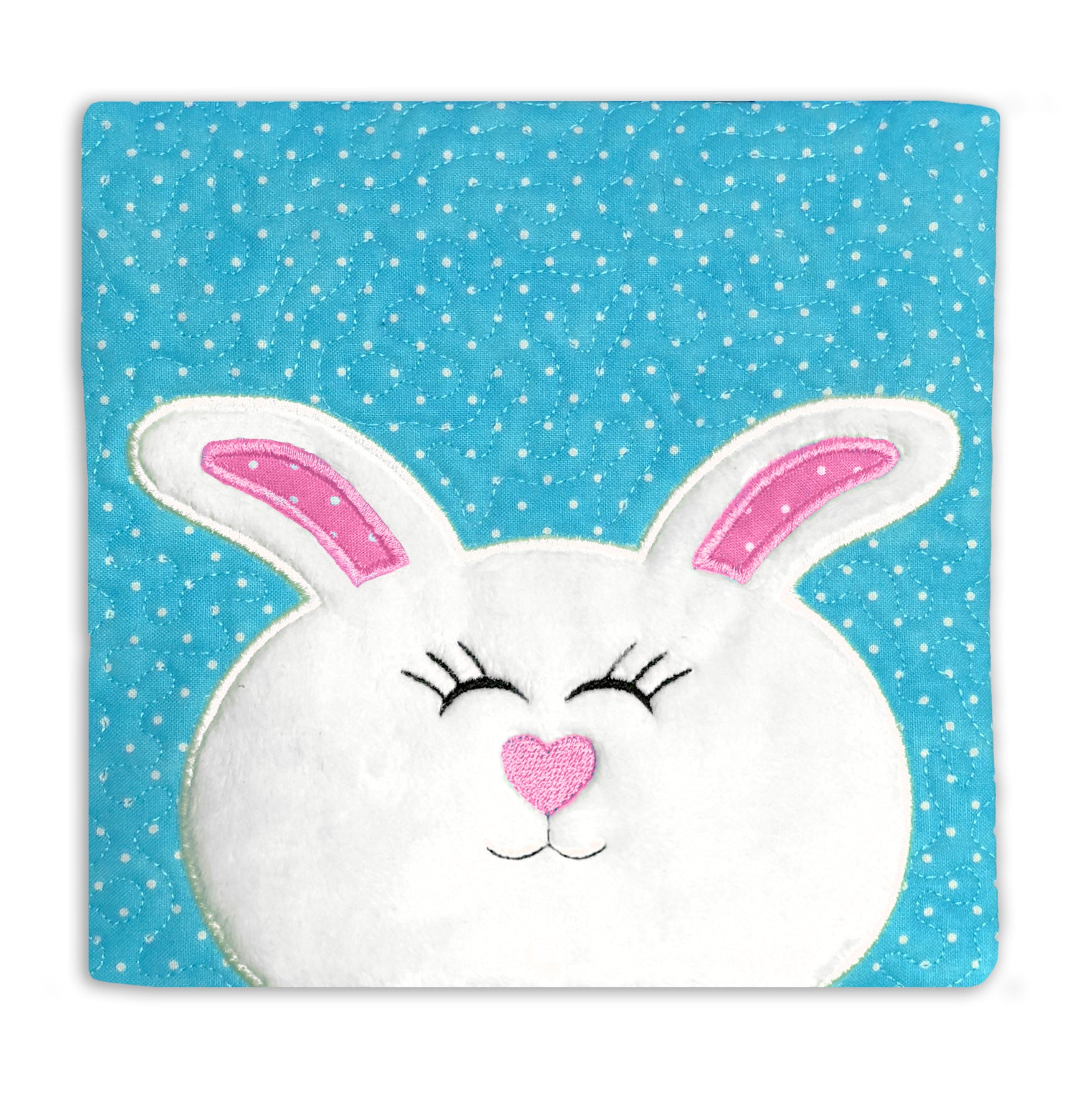 Happy Easter In the Hoop Quilt Block Projects Embroidery Design Download