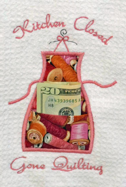 Kitchen Closed Applique Set Machine Embroidery Design In the Hoop