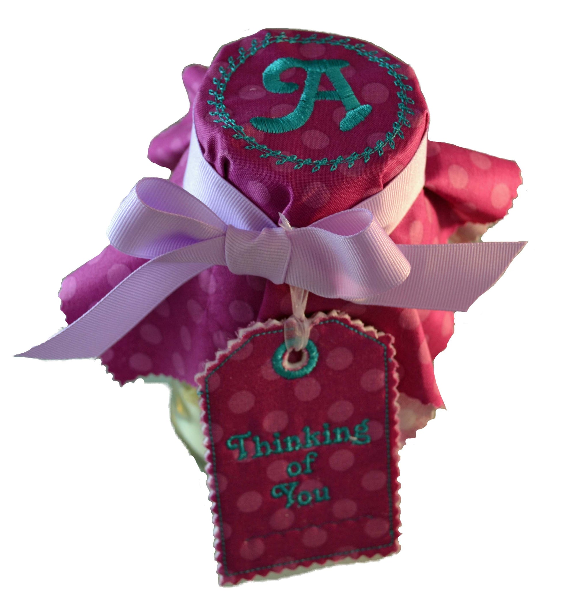 Everyday Mason Jar Toppers & Tags Design In the Hoop