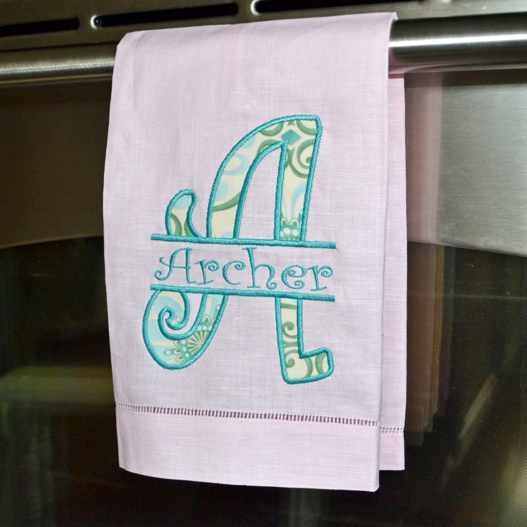 Curlz Split Applique Alphabet Set