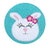 Easter Bunny Boy and Girl Coasters In the Hoop Design